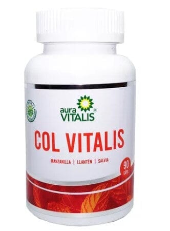 Col Vitalis "Manzanilla / Llantén / Salvia" x 90 capsulas Farmex-Fonasa-Persistente